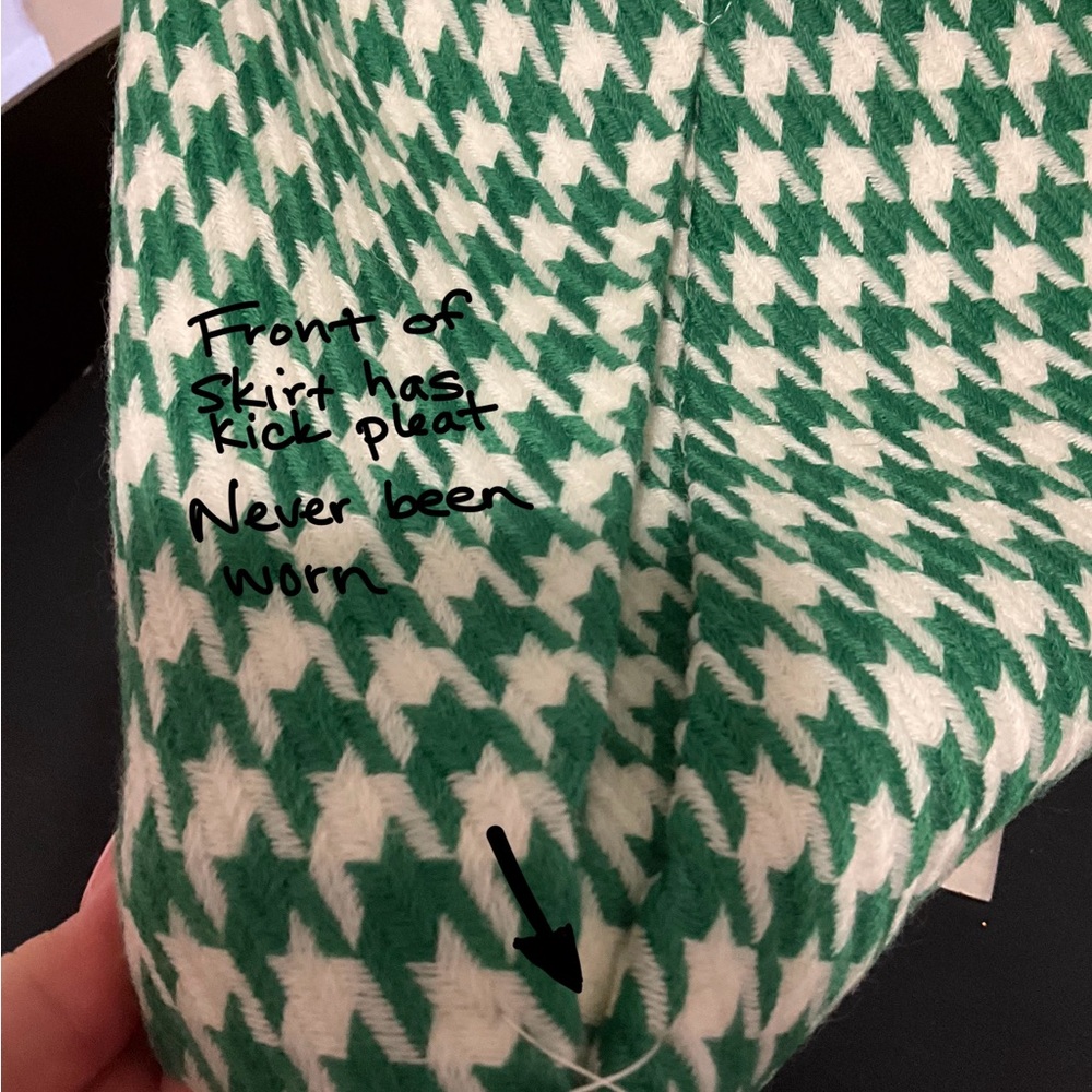 Green Houndstooth Women's 2 pc. set - Picture 8 of 8